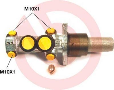 Brembo M 61 058 главный тормозной цилиндр на PEUGEOT 205 I (741A/C)
