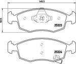 Brembo P 11 031 комплект тормозных колодок, дисковый тормоз на FIAT PANDA VAN (312_, 312)