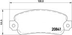 Brembo P 23 014 комплект тормозных колодок, дисковый тормоз на FIAT TEMPRA S.W. (159)