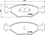 Brembo P 23 055 комплект тормозных колодок, дисковый тормоз на FIAT FIORINO фургон (146)