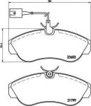Brembo P 23 084 комплект тормозных колодок, дисковый тормоз на PEUGEOT BOXER автобус (230P)