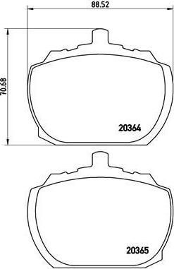 Brembo P 24 004 комплект тормозных колодок, дисковый тормоз на FORD TRANSIT c бортовой платформой/ходовая часть (V_ _)