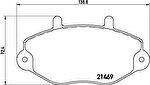 Brembo P 24 033 комплект тормозных колодок, дисковый тормоз на FORD TRANSIT c бортовой платформой/ходовая часть (E_ _)