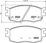 Brembo P 30 069 комплект тормозных колодок, дисковый тормоз на HYUNDAI i20 (PB, PBT)