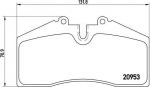 Brembo P 65 005 комплект тормозных колодок, дисковый тормоз на PORSCHE 911 кабрио (993)