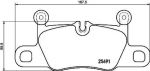 Brembo P 65 031 комплект тормозных колодок, дисковый тормоз на PORSCHE 911 кабрио (991)