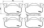 Brembo P 68 015 комплект тормозных колодок, дисковый тормоз на RENAULT SUPER 5 (B/C40_)