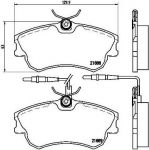 Brembo P 68 023 комплект тормозных колодок, дисковый тормоз на RENAULT ESPACE III (JE0_)