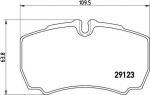 BREMBO Колодки тормозные Ford Transit 06- (1501265, P24084)