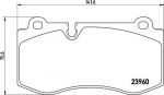 BREMBO Колодки передние MB W211 W221 05-> (44206220, P50074)