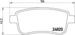 BREMBO Колодки тормозные GRAND SC (440604694R, P68054)