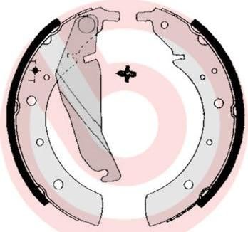 Brembo S 06 502 комплект тормозных колодок на 5 (E34)