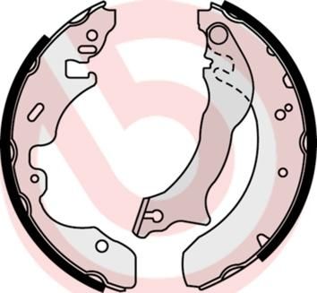 BREMBO Колодки барабанные FORD MONDEO (7055297, S24535)