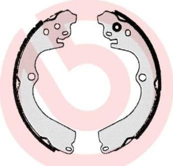 BREMBO Колодки барабанные SUBARU (26257AA030, S78505)