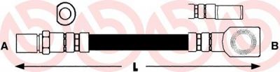 Brembo T 59 035 тормозной шланг на OPEL MANTA B CC (53_, 55_)
