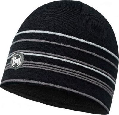 Шапка BUFF 2016-17 KNITTED POLAR HAT BUFF STOWE BLACK-BLACK-Standard (US:ONE SIZE)