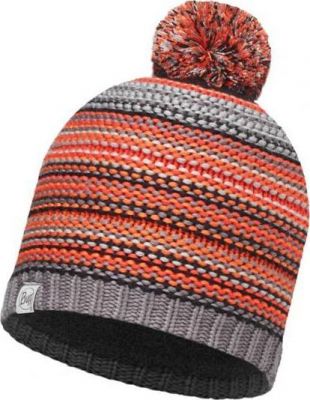 Шапка BUFF 2016-17 JUNIOR KNITTED POLAR HAT BUFF AMITY GREY CASTLEROCK-GREY CASTLEROCK-Standard (US:ONE SIZE)