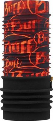 Шарф BUFF 2016-17 Polar Buff POLAR BUFF MULTI LOGO ORANGE FLUOR / BLACK (б/р:One Size)