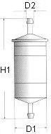 Champion L224/606 топливный фильтр на HYUNDAI SANTA FE II (CM)