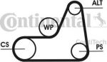 CONTITECH Ремень поликлиновой Ford Focus, Fusion, Mazda 2, 3 98> (1142688, 6PK1042ELAST)