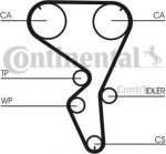 CONTITECH Комплект ГРМ с водяным насосом C-134 CITROEN C3. PEUGEOT 307 1.4 16V 03> (CT1101WP1)