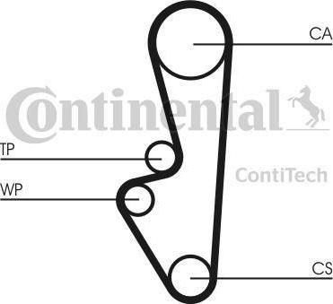 Contitech CT548 ремень грм на AUSTIN MAESTRO (XC)