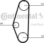 CONTITECH Насос водяной с комплектом ремня ГРМ (CT629WP1)