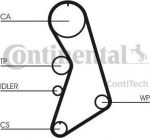 CONTITECH Ремень ГРМ, комплект VW POLO (9N_) 1.8 GTI (06B109119F, CT909K9)
