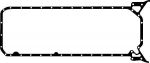 Corteco 026341P прокладка, масляный поддон на MERCEDES-BENZ S-CLASS (W126)