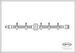 Corteco 19018152 тормозной шланг на FIAT CROMA (154)