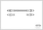 Corteco 19018741 тормозной шланг на FORD SCORPIO I (GAE, GGE)
