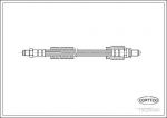 Corteco 19026906 тормозной шланг на FORD ESCORT VII (GAL, AAL, ABL)