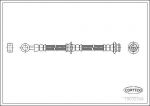 Corteco 19032308 тормозной шланг на NISSAN ALMERA I (N15)