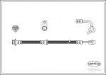 Corteco 19033603 тормозной шланг на HONDA CR-V II (RD_)
