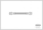 Corteco 19035801 тормозной шланг на VW GOLF III (1H1)