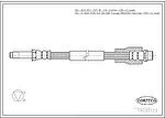 Corteco 19036133 тормозной шланг на MERCEDES-BENZ SPRINTER 4,6-t c бортовой платформой/ходовая часть (906)