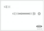 Corteco 19036489 тормозной шланг на VOLVO V70 III (BW)