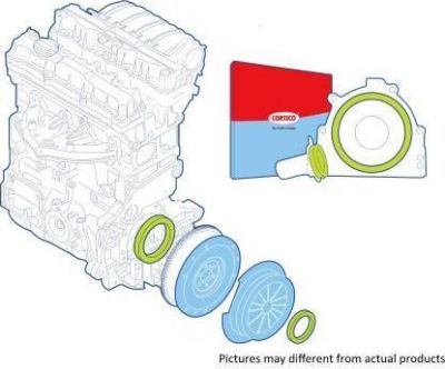 Corteco 19135705 комплект прокладок вала, сцепление на SKODA OCTAVIA (1Z3)