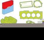 Corteco 417831P комплект прокладок, головка цилиндра на AUDI 80 (81, 85, B2)