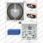 Delphi 1043 комплект тормозных колодок на SKODA FAVORIT (781)