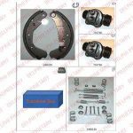 Delphi 748 комплект тормозных колодок на OPEL KADETT D (31_-34_, 41_-44_)