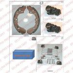 Delphi 861 комплект тормозных колодок на MAZDA 323 III (BF)