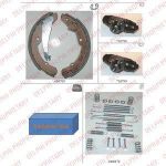Delphi 945 комплект тормозных колодок на SKODA OCTAVIA Combi (1U5)