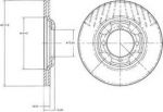 Delphi BG2414 тормозной диск на MAZDA 323 III Hatchback (BF)