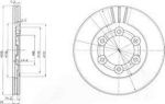 Delphi BG2416 тормозной диск на MAZDA E-SERIE фургон (SR2)