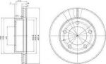 Delphi BG2779 Диск тормозной MAZDA 626 1.8-2.0 91-02/PREMACY 1.8-2.0 99- передний