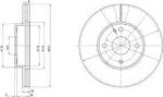 Delphi BG2804 тормозной диск на MAZDA 323 C IV (BG)