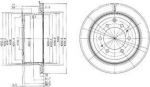 Delphi BG3188 тормозной диск на TOYOTA LAND CRUISER 80 (_J8_)