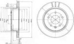 Delphi BG3542 тормозной диск на JAGUAR XK кабрио (QQ6_, _J43_)