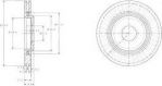 Delphi BG3620C тормозной диск на PEUGEOT PARTNER фургон (5)